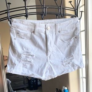 NWOT White Denim Shorts
